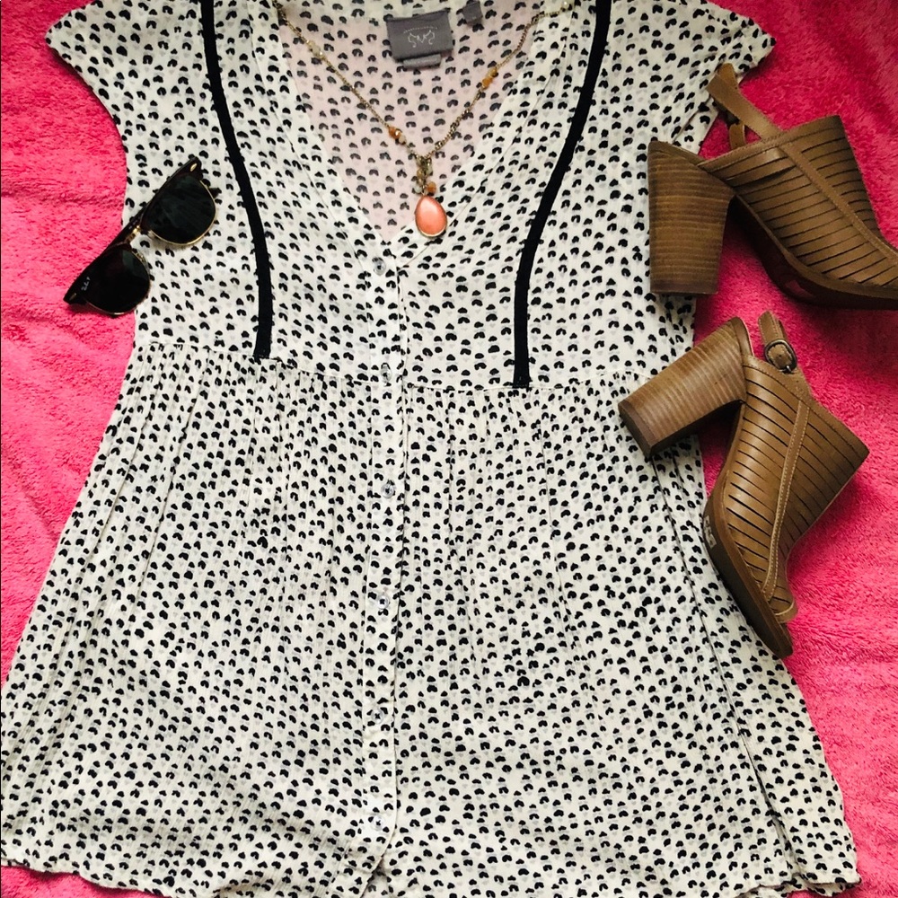 Anthropology | Vanessa Virginia | Spotted Tunic